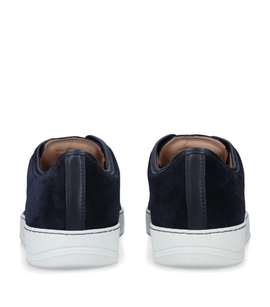 商品Lanvin|Leather Cap-Toe Sneakers,价格¥3155,第4张图片详细描述
