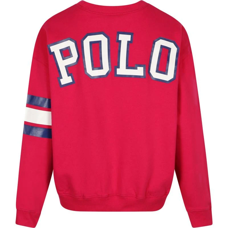 商品Ralph Lauren|Polo logo sweatshirt in pink,价格¥576,第2张图片详细描述