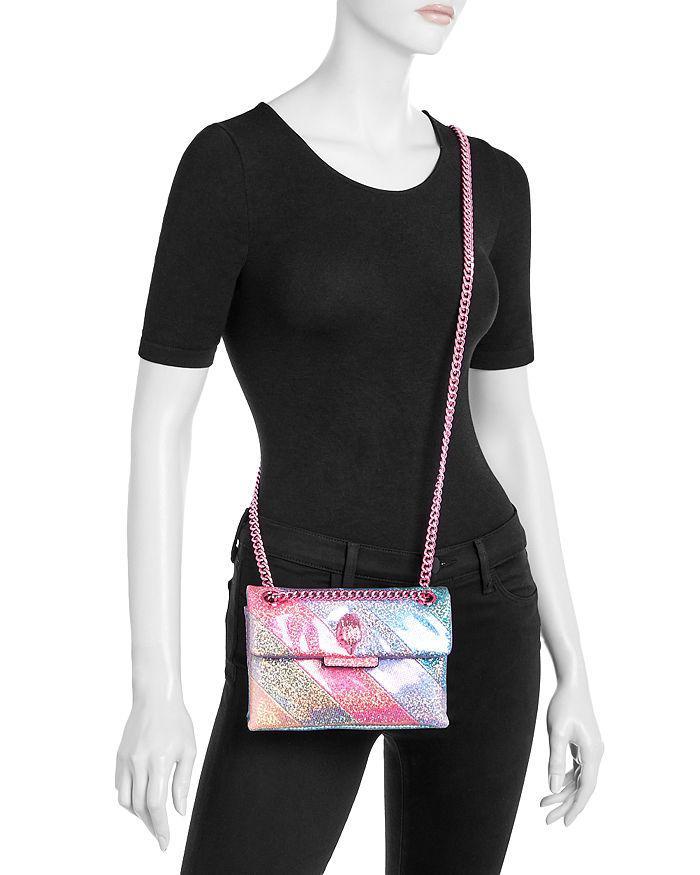商品Kurt Geiger|Glitter Mini Kensington Shoulder Bag,价格¥1301,第4张图片详细描述