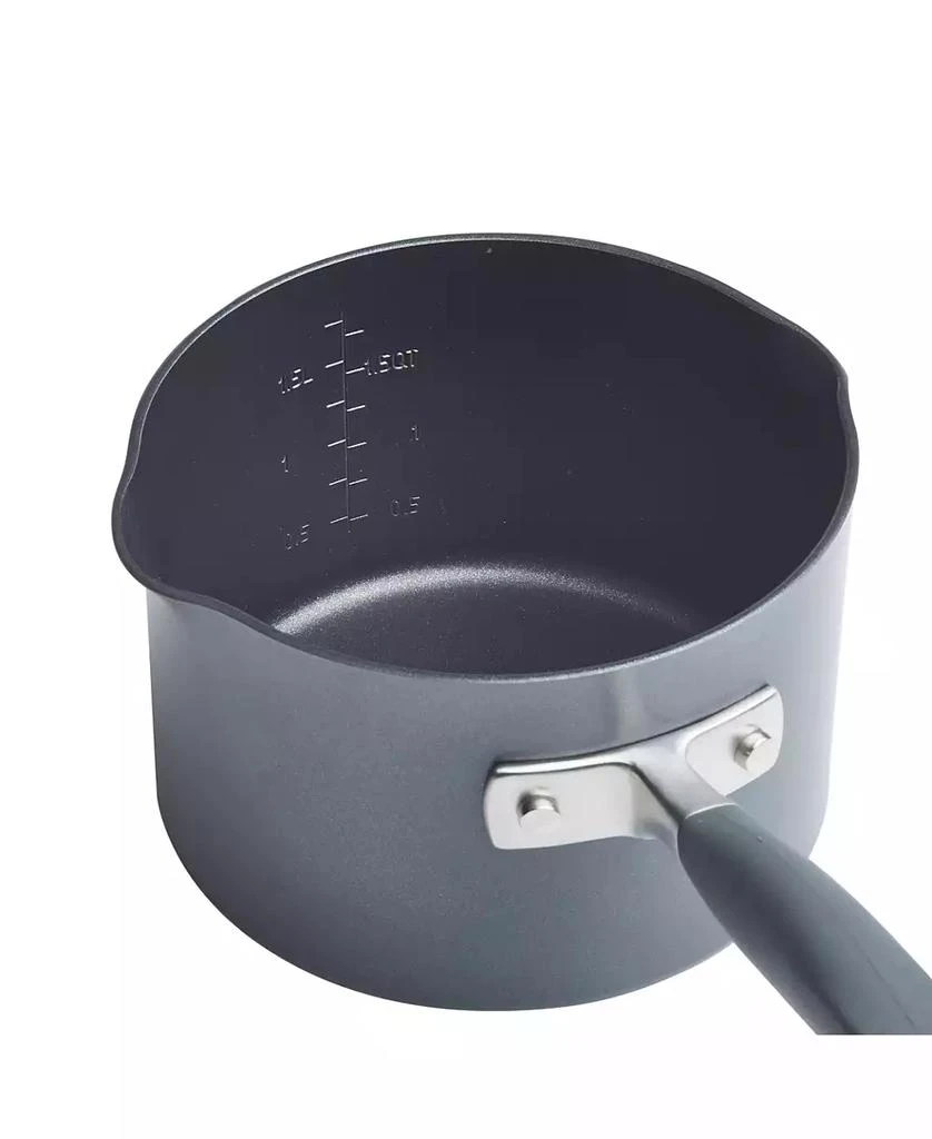 商品Anolon|Advanced Home Hard-Anodized Nonstick Straining Saucepan, 2-Quart,价格¥320,第3张图片详细描述