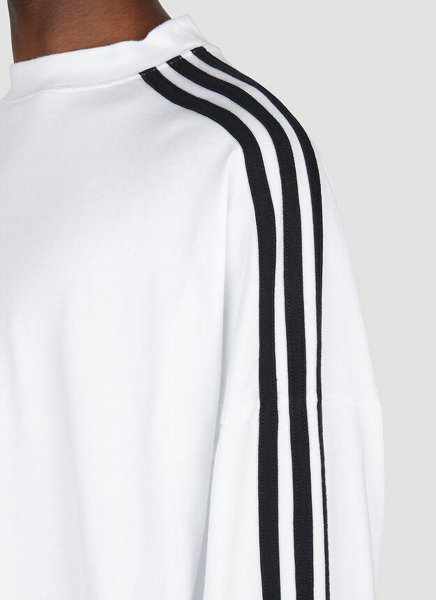 商品Adidas|Logo Print Long Sleeve T-Shirt in White,价格¥6918,第7张图片详细描述