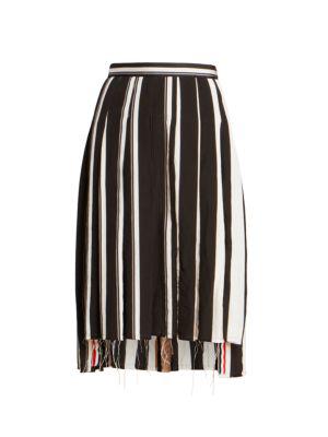 Drop-Back Pleated Skirt商品第5张图片规格展示