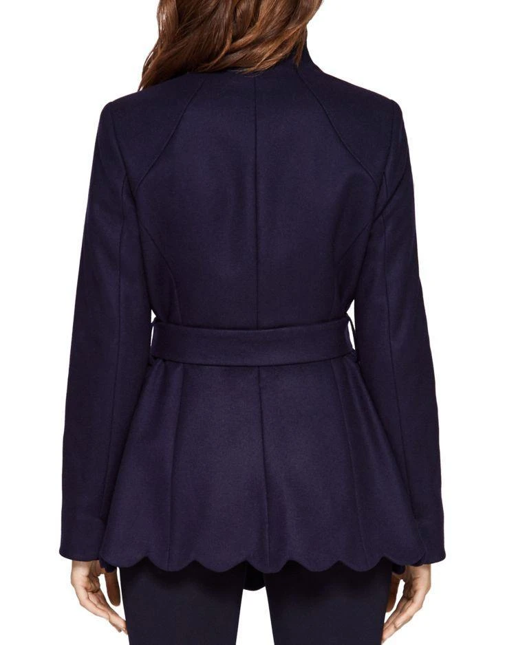 商品Ted Baker London|Aastar Scallop Edge Short Wrap Coat,价格¥2428,第2张图片详细描述