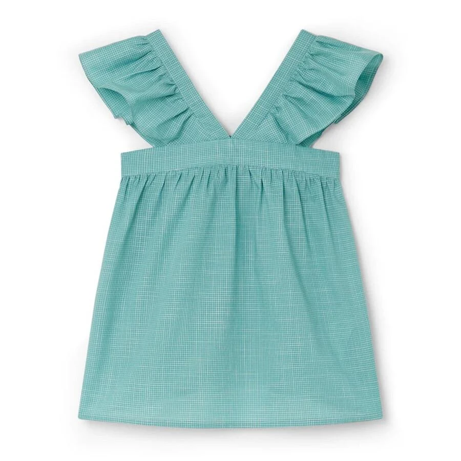 商品Bonpoint|Emeraude Ruffle-Trim Smock Top,价格¥370,第1张图片