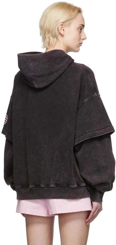 商品Alexander Wang|Purple Acid Wash Hoodie,价格¥1908,第3张图片详细描述