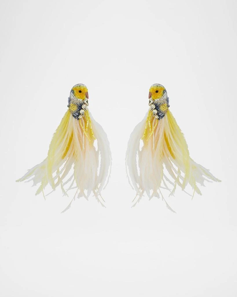 商品Mignonne Gavigan|Amarillo Bird Earrings,价格¥2675,第1张图片