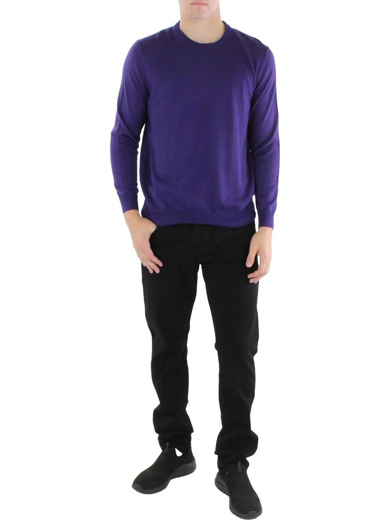 Mens Merino Wool Heathered Pullover Sweater 商品