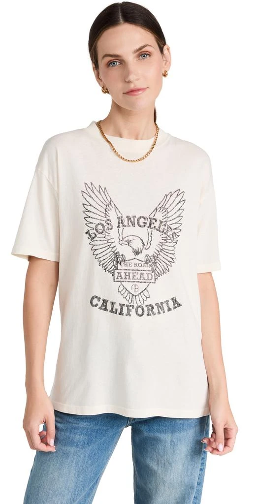 商品ANINE BING|ANINE BING Milo Tee Black Eagle,价格¥725,第1张图片