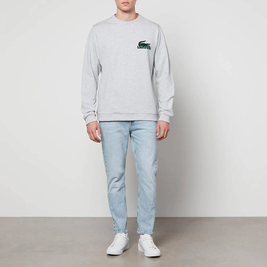 商品Lacoste|Lacoste Crocodile Cotton-Blend Fleece Lounge Sweatshirt,价格¥439,第3张图片详细描述