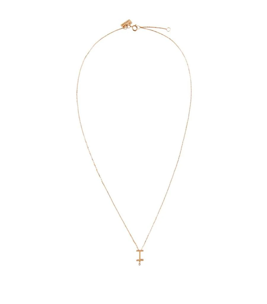 商品Vanrycke|Rose Gold and Diamond Abécédaire Letter I Necklace,价格¥6561,第1张图片