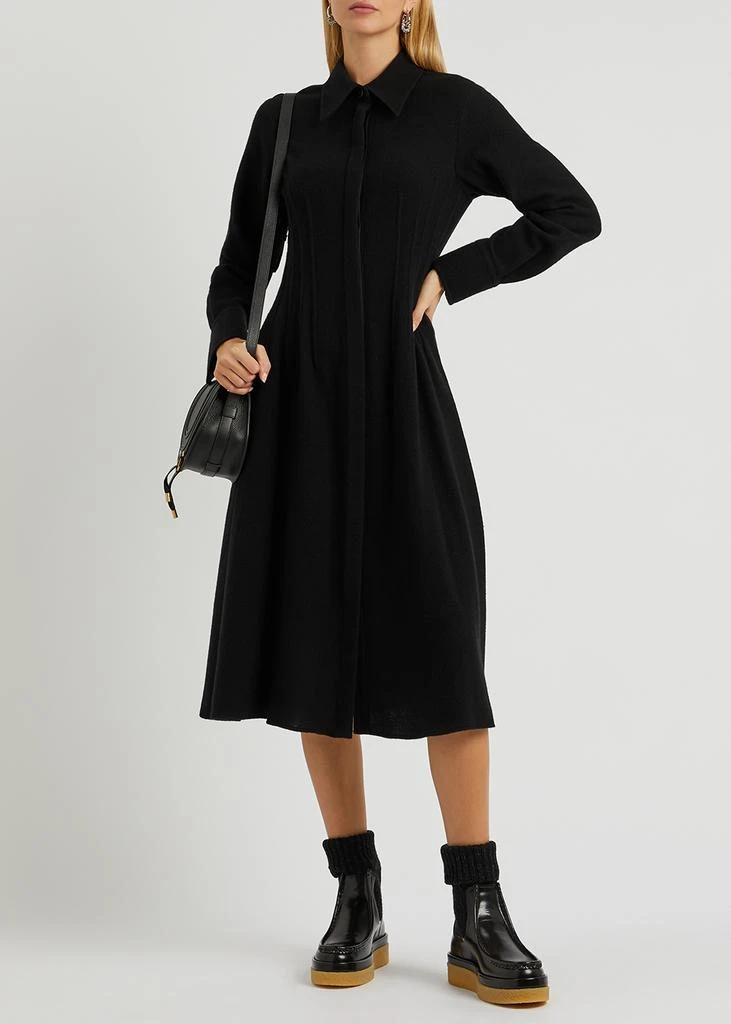 商品Chloé|Wool and cashmere-blend midi dress,价格¥9613,第2张图片详细描述