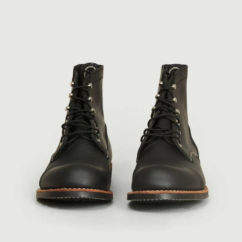 商品Red Wing|Iron Ranger Black Harness Boots Black Red Wing Shoes,价格¥3440,第3张图片详细描述