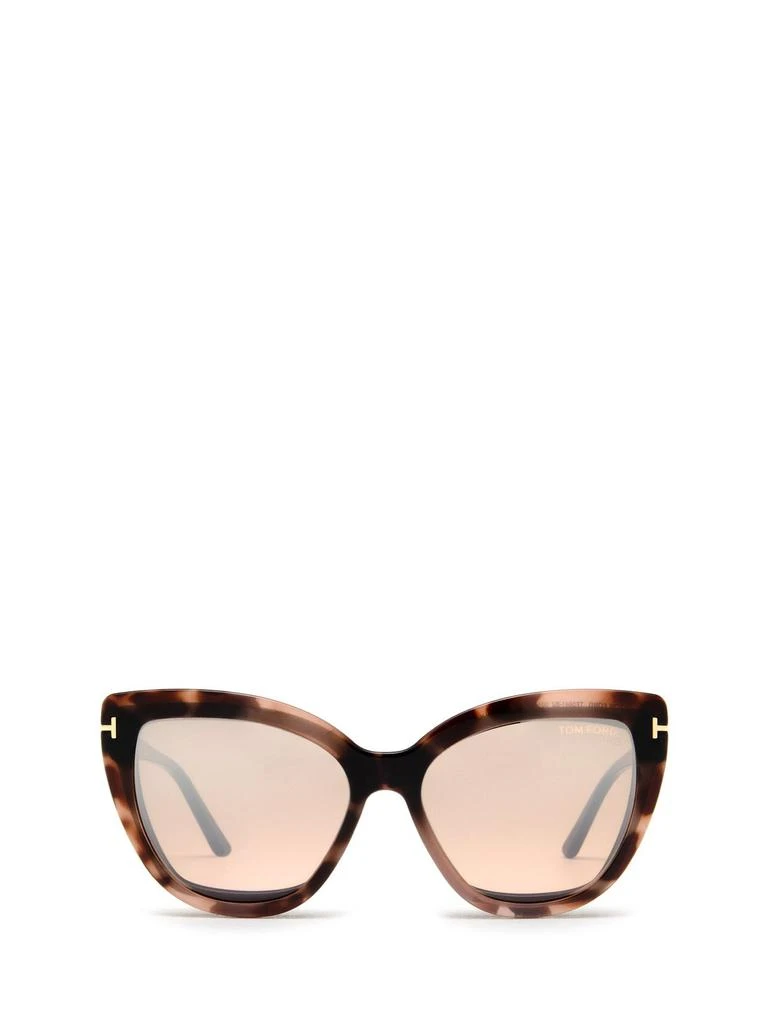 商品Tom Ford|Tom Ford Eyewear Double Clip On Butterfly Frame Glasses,价格¥3875,第2张图片详细描述