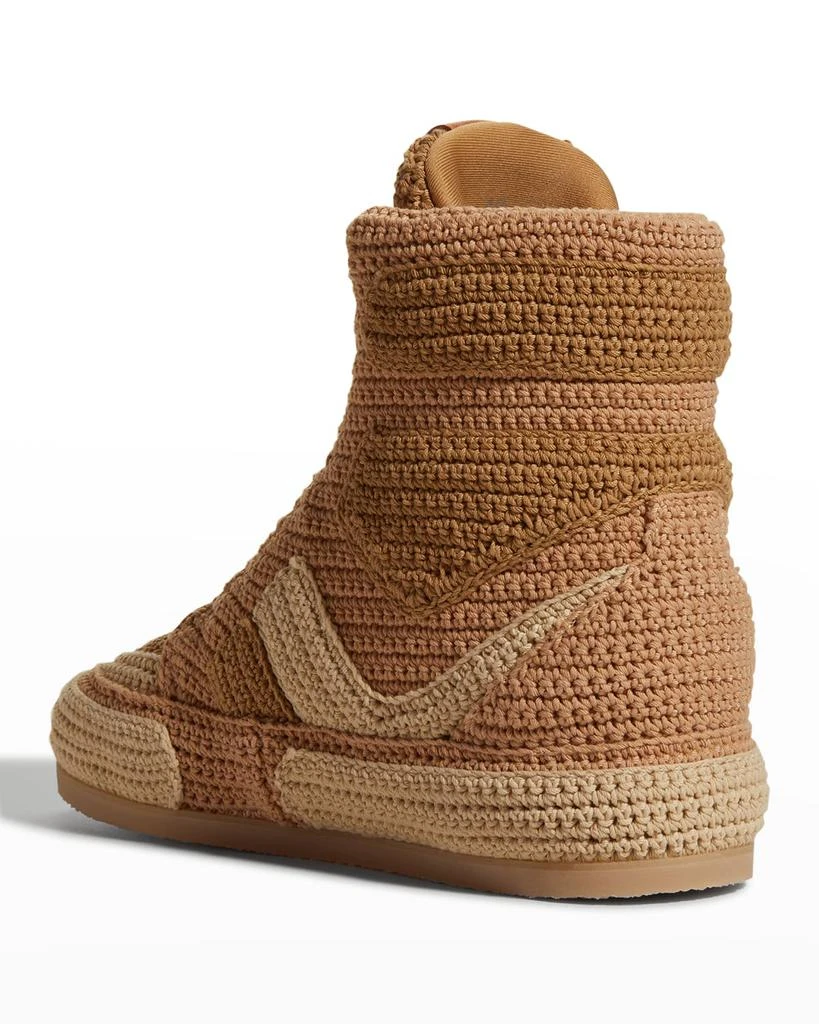 Myha Cotton Knit High-Top Sneakers 商品