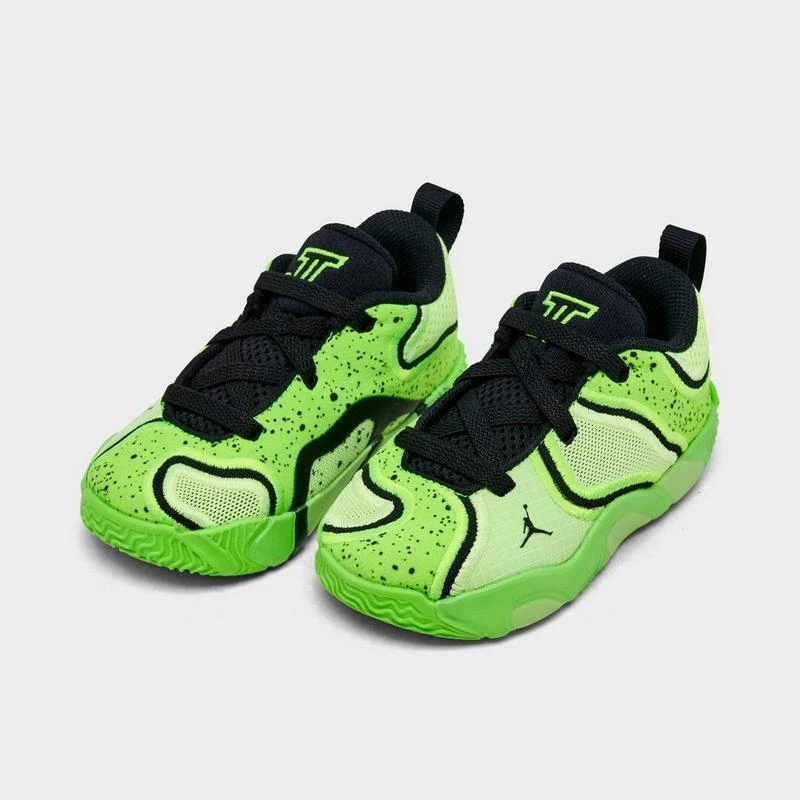 商品Jordan|Kids' Toddler Jordan Tatum 3 Stretch Lace Basketball Shoes,价格¥263,第2张图片详细描述