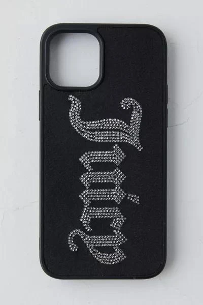 商品Juicy Couture|Juicy Couture UO Exclusive Bling Velvet iPhone Case,价格¥38,第1张图片详细描述