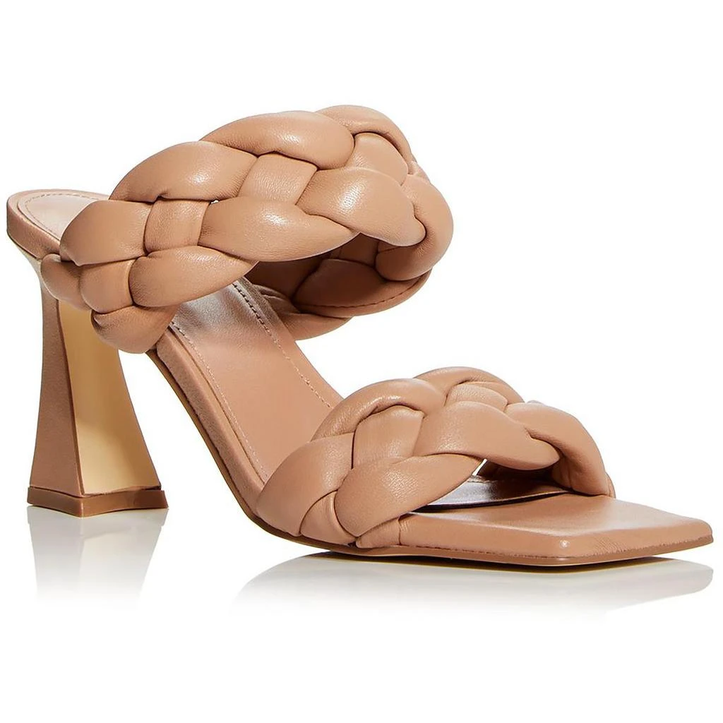 商品Marc Fisher|Marc Fisher Womens Hammy Leather Square Toe Block Heel,价格¥46,第2张图片详细描述