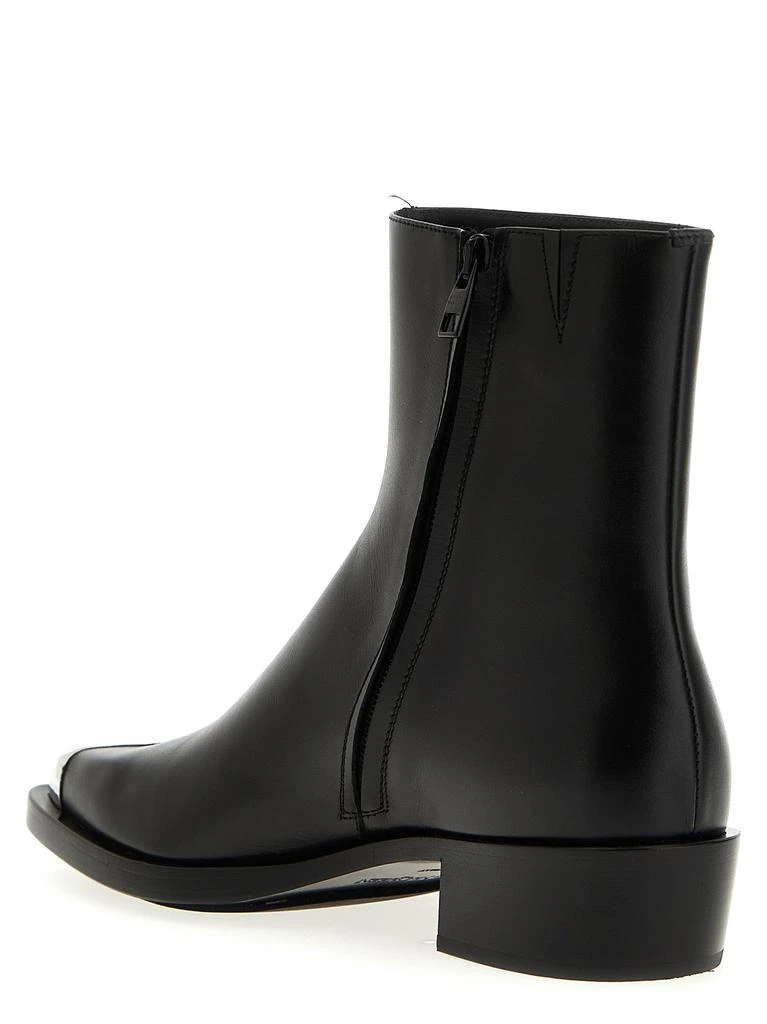 商品Alexander McQueen|Punk Ankle Boots Boots, Ankle Boots Black,价格¥6017,第2张图片详细描述