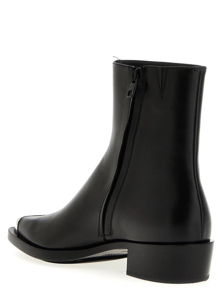 商品Alexander McQueen|Punk Ankle Boots Boots, Ankle Boots Black,价格¥5811,第2张图片详细描述