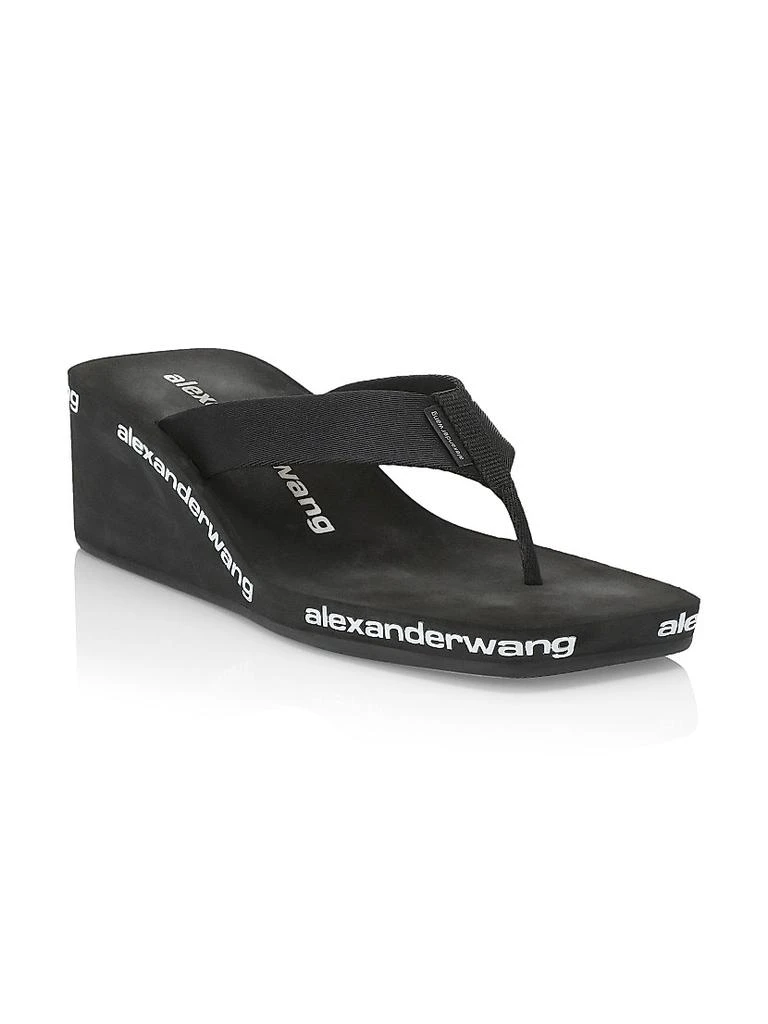 商品Alexander Wang|AW Thong Wedge Mules,价格¥1374,第2张图片详细描述