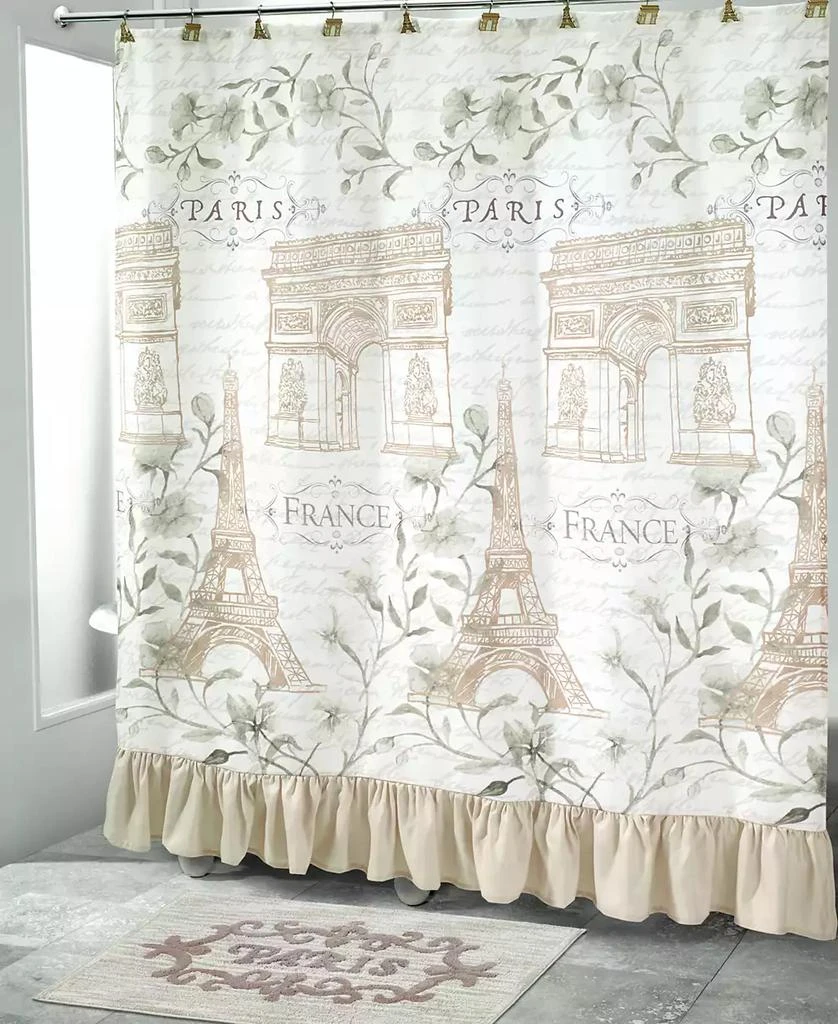 商品Avanti|Paris Botanique Hand Painted Resin 12-Pc. Shower Curtain Hooks,价格¥105,第2张图片详细描述