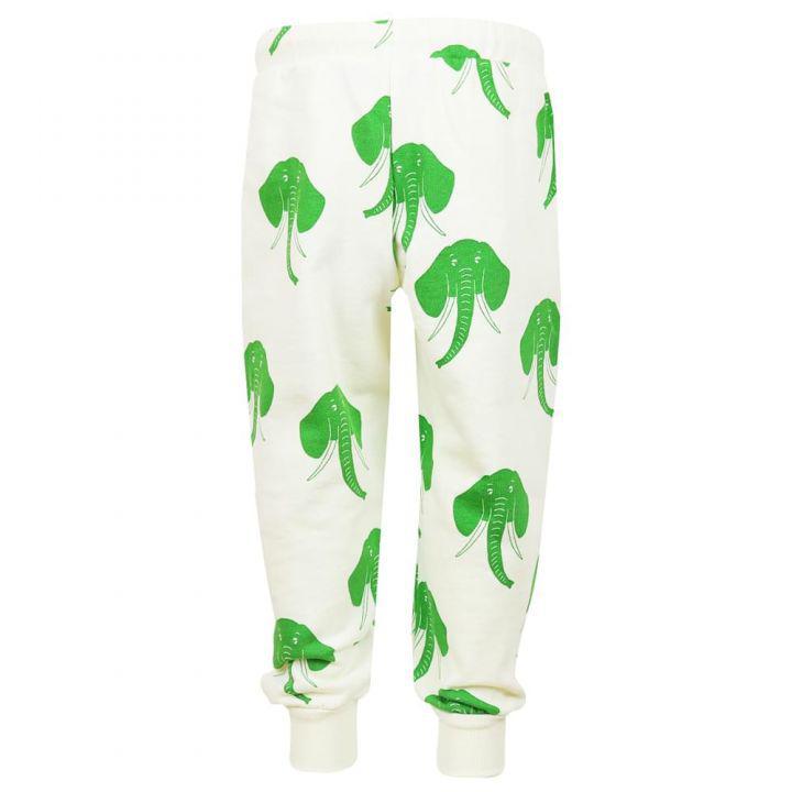 商品Mini Rodini|Ivory Elephant Joggers,价格¥118,第5张图片详细描述