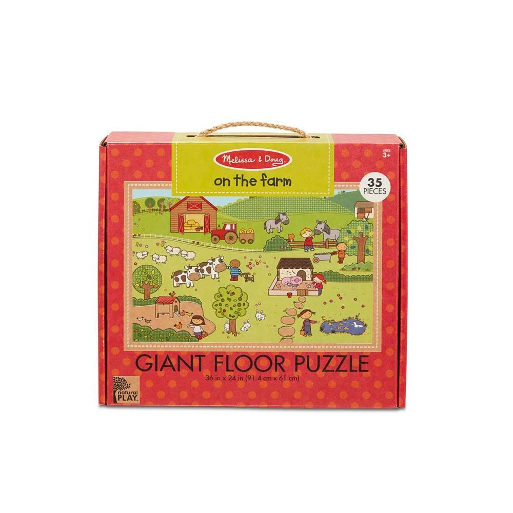 商品Melissa & Doug|Melissa Doug Giant Floor Puzzle: On the Farm 35 Pieces,价格¥172,第1张图片