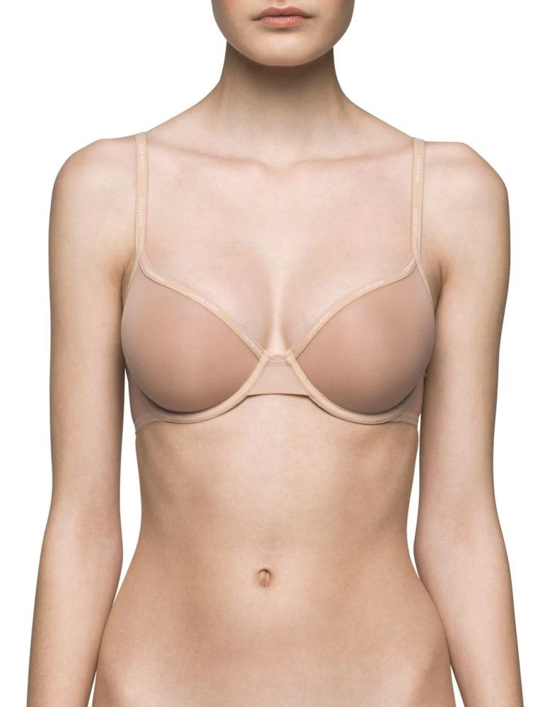 商品Calvin Klein|Sheer Marquisette Lightly Lined Demi Bra,价格¥115,第1张图片