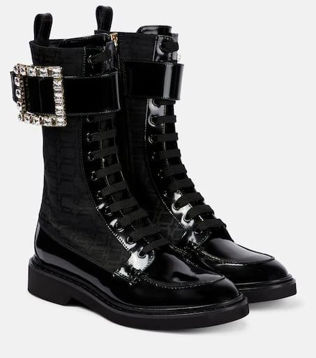商品Roger Vivier|Viv' Rangers Strass及踝靴,价格¥15835,第1张图片