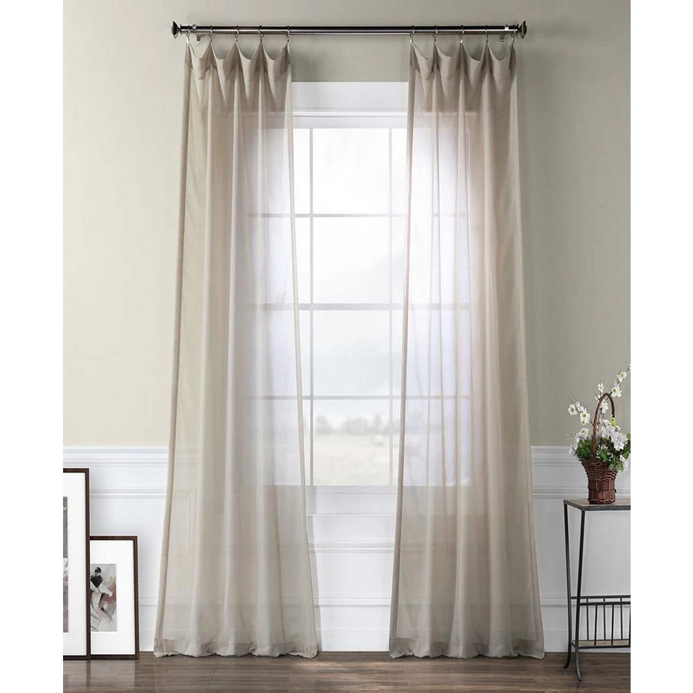 商品Exclusive Fabrics & Furnishings|Sheer Curtain Panel,价格¥708,第1张图片