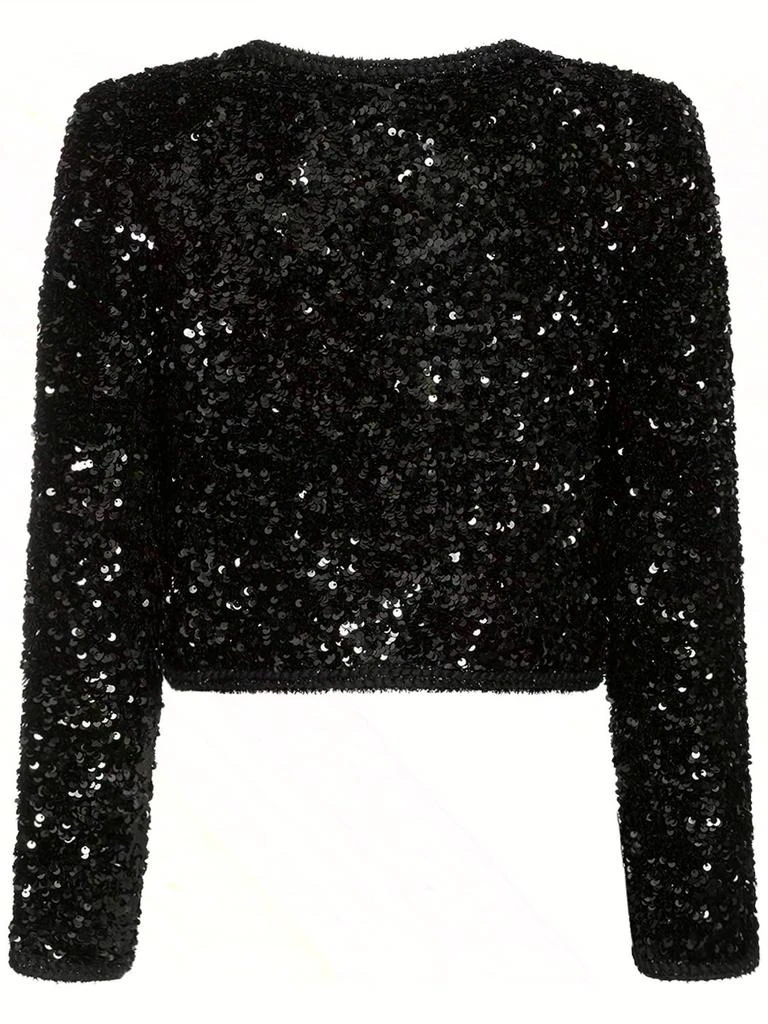 商品Self Portrait|Sequined Cropped Jacket,价格¥4391,第4张图片详细描述