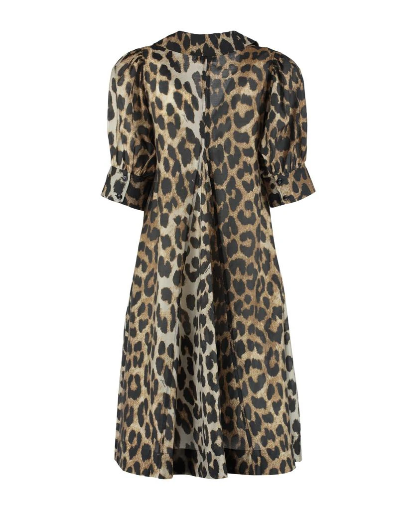 商品Ganni|Animal Print Shirtdress,价格¥1998,第2张图片详细描述