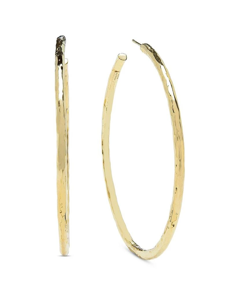 商品Ippolita|18K Yellow Gold Classico Hammered Extra Large Hoop Earrings,价格¥18870,第1张图片