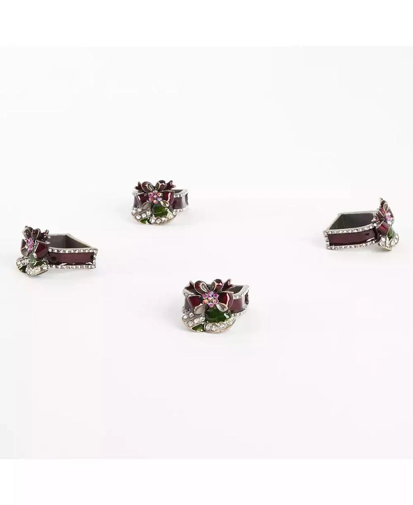 商品Saro Lifestyle|Christmas Design Napkin Ring, Set of 4,价格¥260,第2张图片详细描述