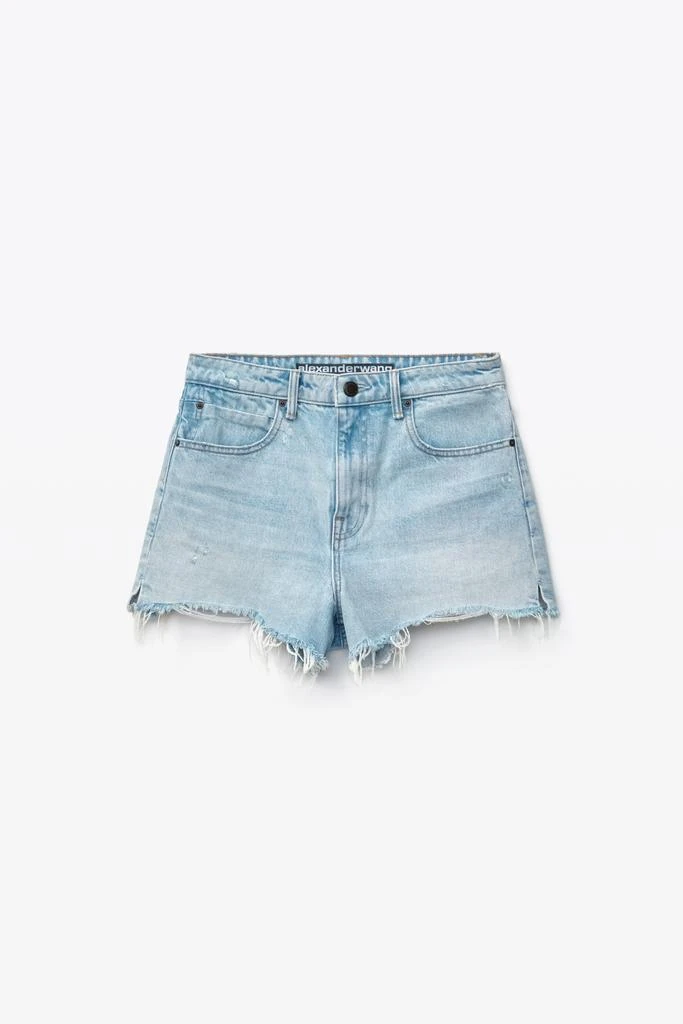 商品Alexander Wang|BITE SHORTS IN PEBBLE BLEACH DENIM,价格¥1512,第3张图片详细描述