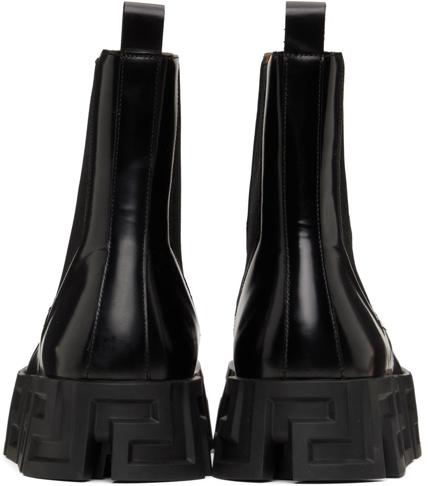 Black Greca Labyrinth Chelsea Boots商品第4张图片规格展示