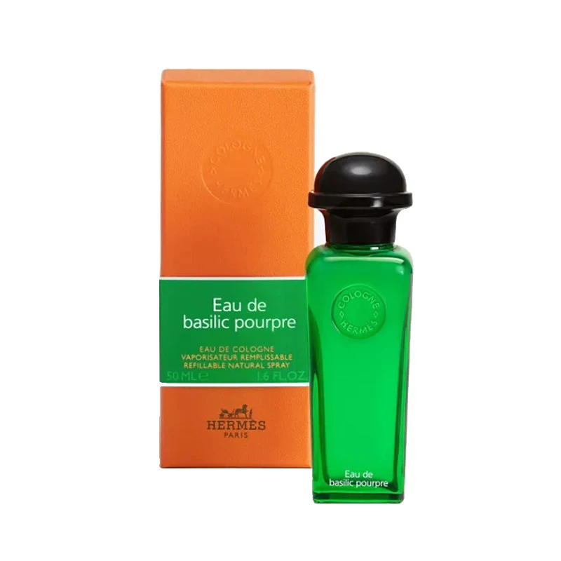 商品Hermes|Hermes爱马仕紫罗勒中性香水50ml EDC古龙水,价格¥490,第1张图片