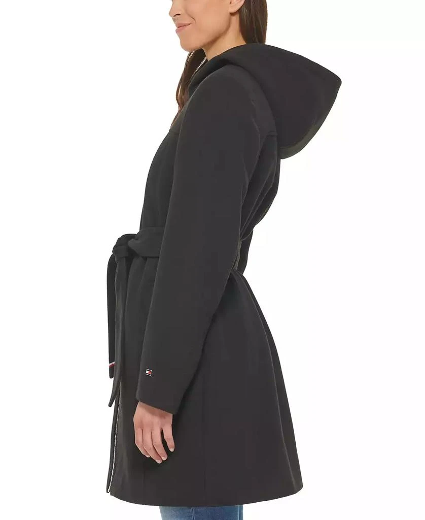 商品Tommy Hilfiger|Women's Belted Hooded Coat,价格¥755,第3张图片详细描述