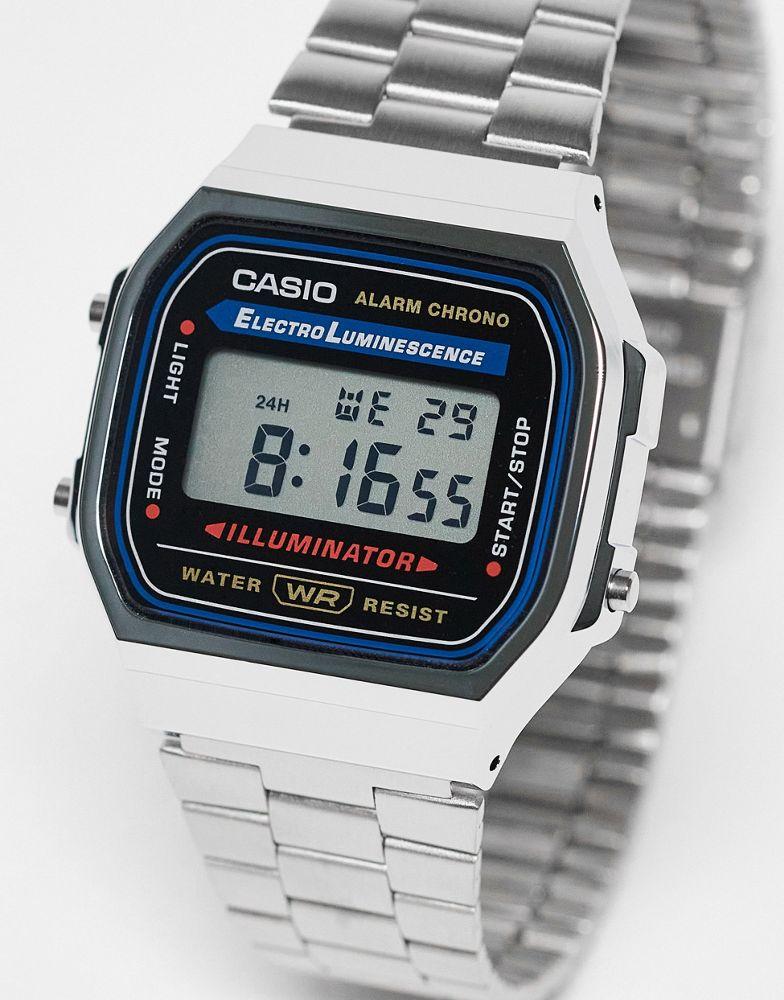 Casio A168WA-1YES digital bracelet watch商品第1张图片规格展示