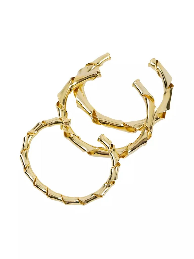 商品ROSANTICA|Mamba Goldtone Three-Piece Cuff Bracelet Set,价格¥3108,第1张图片