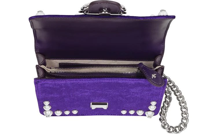 商品PINKO|Pinko Mini Love天鹅绒珍珠手包,价格¥1904,第4张图片详细描述