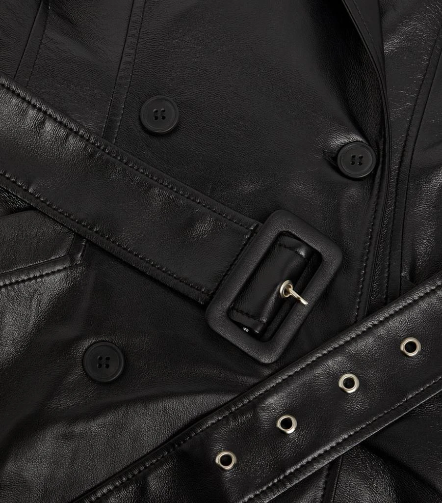 商品MATÉRIEL|Faux Leather Trench Coat,价格¥5815,第5张图片详细描述