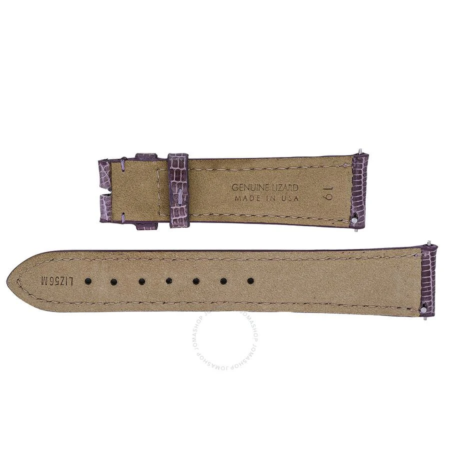 商品Hadley Roma|Shiny Grape Lizard Leather Strap,价格¥260,第2张图片详细描述