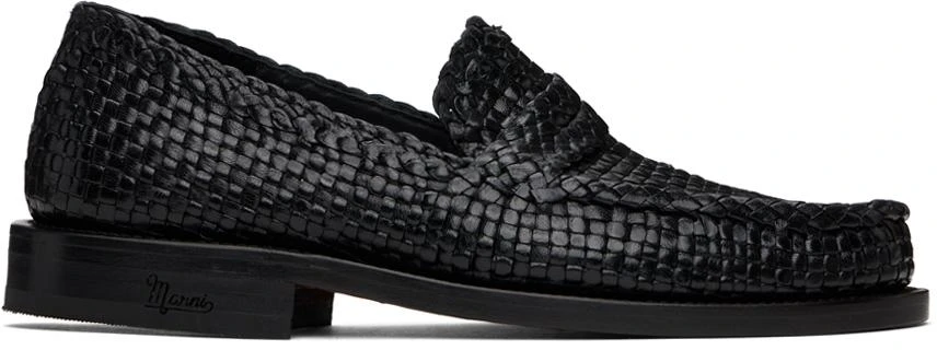 商品Marni|Black Bambi Loafers,价格¥4683,第1张图片