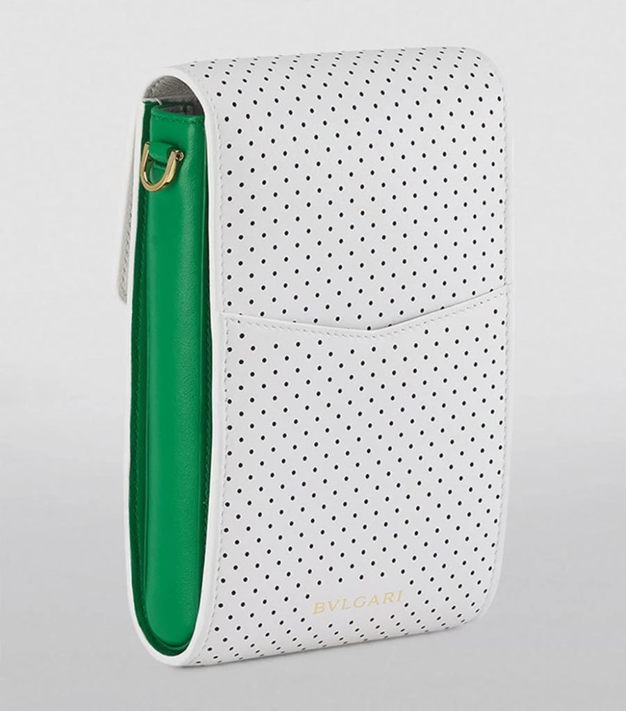 商品BVLGARI|x Casablanca Leather Phone Pouch,价格¥10249,第3张图片详细描述
