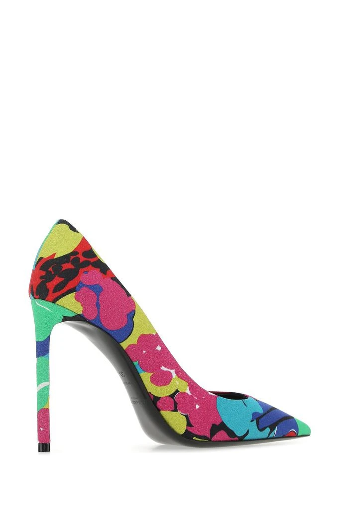 商品Yves Saint Laurent|Printed canvas Zoe 105 pumps  Nd Saint Laurent Donna,价格¥5201,第3张图片详细描述