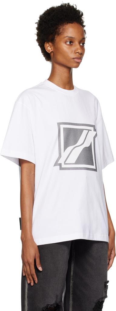 商品We11done|White Bonded T-Shirt,价格¥502,第4张图片详细描述