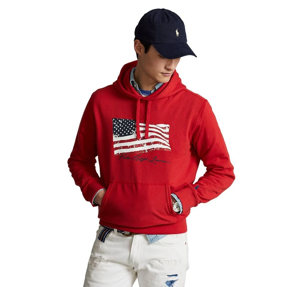 商品Ralph Lauren|Men's American Flag Fleece Hoodie,价格¥353,第1张图片