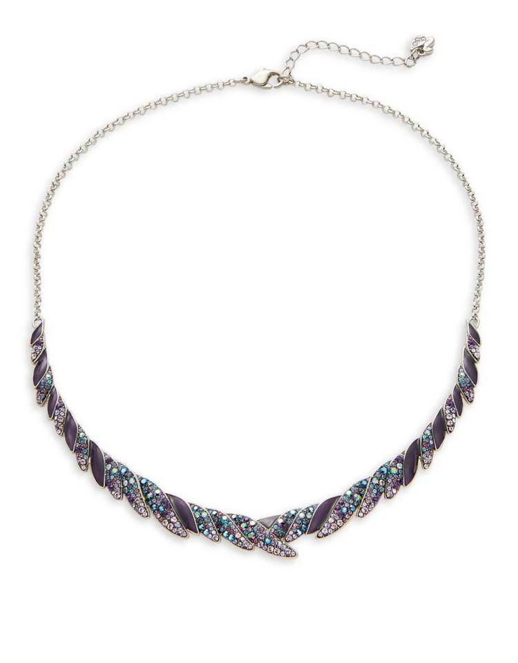 商品Swarovski|Crystal Feather Collared Necklace,价格¥791,第1张图片