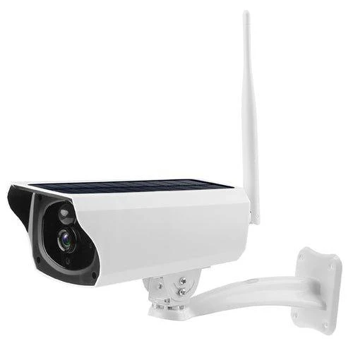 商品Fresh Fab Finds|1080P Solar Powered WiFi IP Camera White,价格¥782,第1张图片